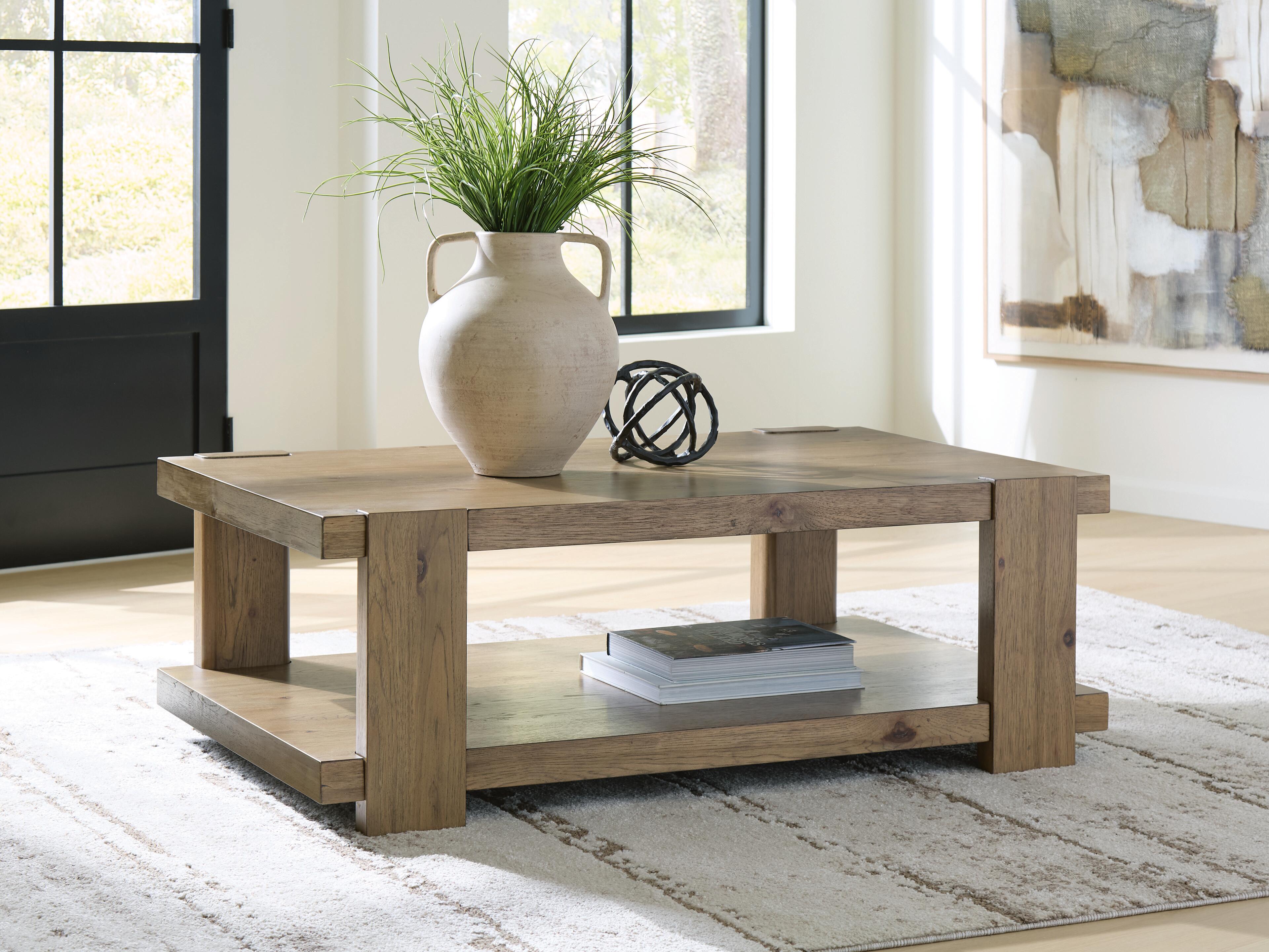J&M Furniture - Ashley Furniture - Flangren Coffee Table - Rectangular Cocktail Table - T553-1