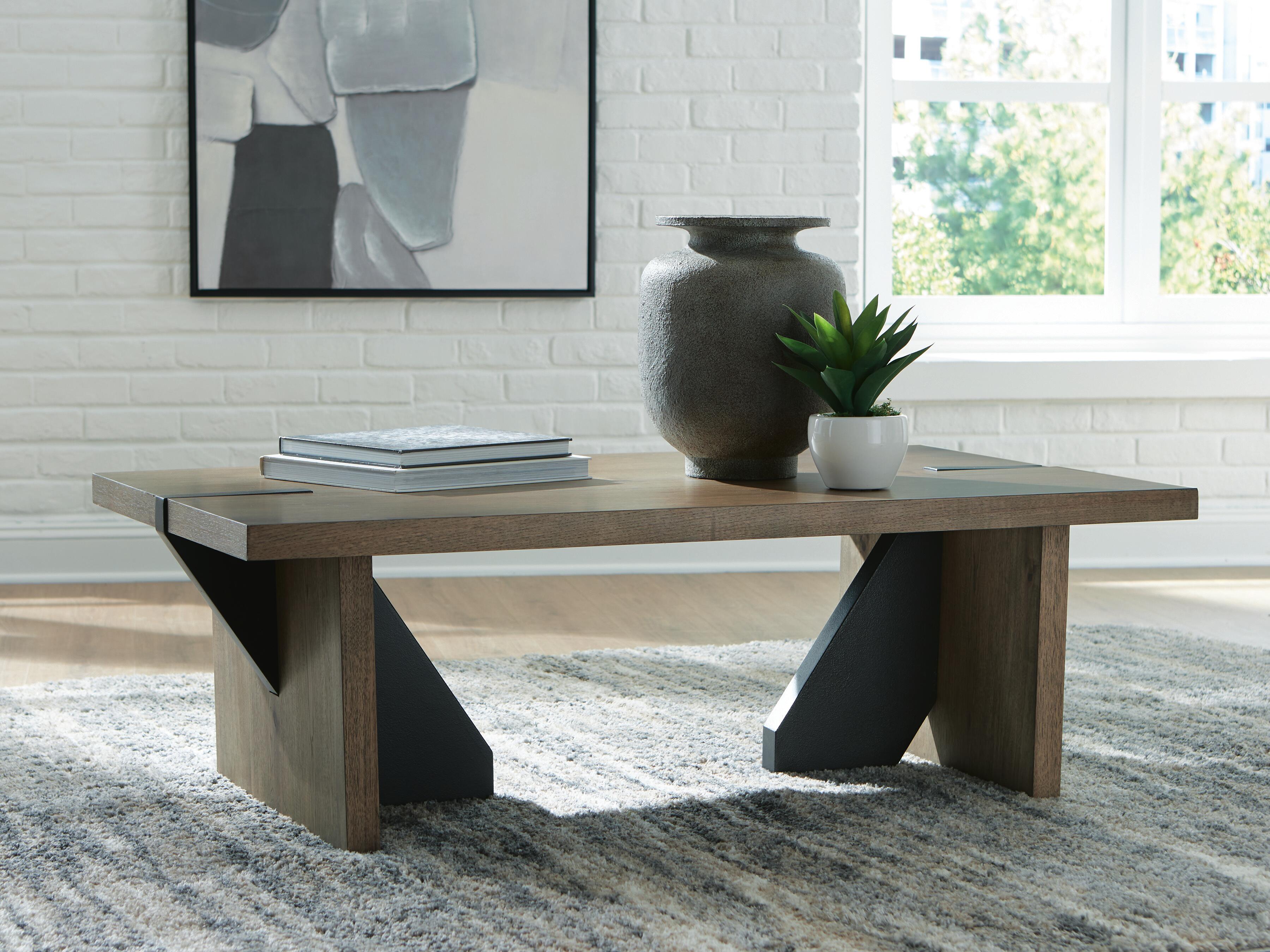 J&M Furniture - Ashley Furniture - Kandinew Coffee Table - Rectangular Cocktail Table - T554-1