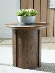 J&M Furniture - Ashley Furniture - Dontayne End Table - Round End Table - T563-6