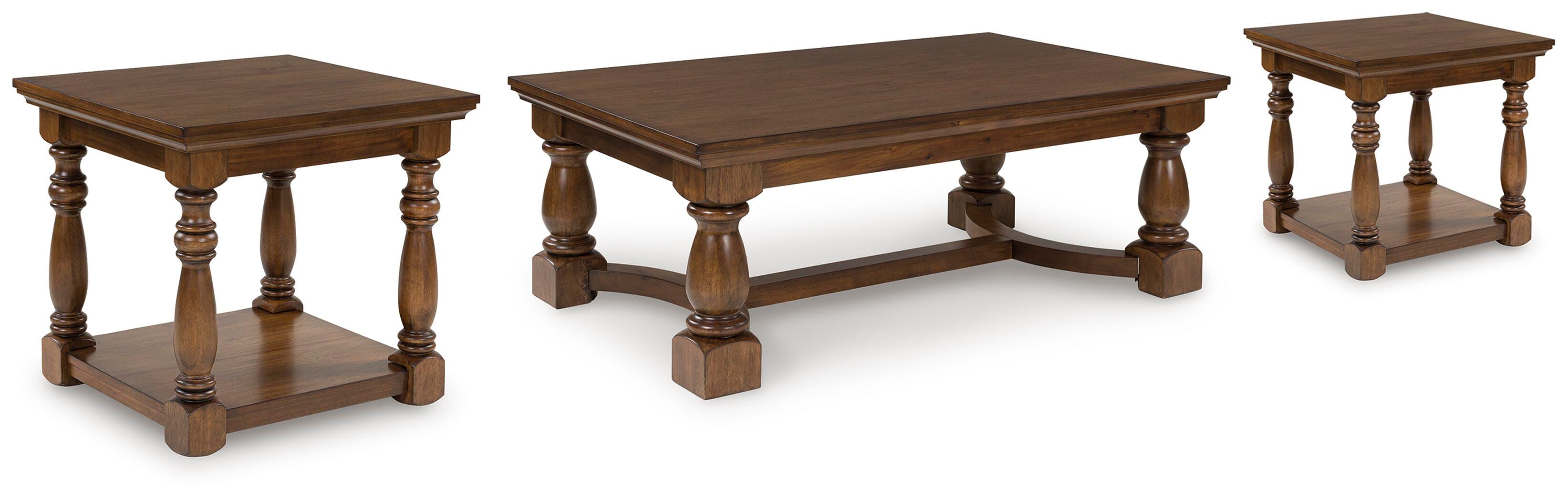 J&M Furniture - Ashley Furniture - Sturlayne Coffee Table and 2 End Tables - Coffee Table and 2 End Tables - T609T2