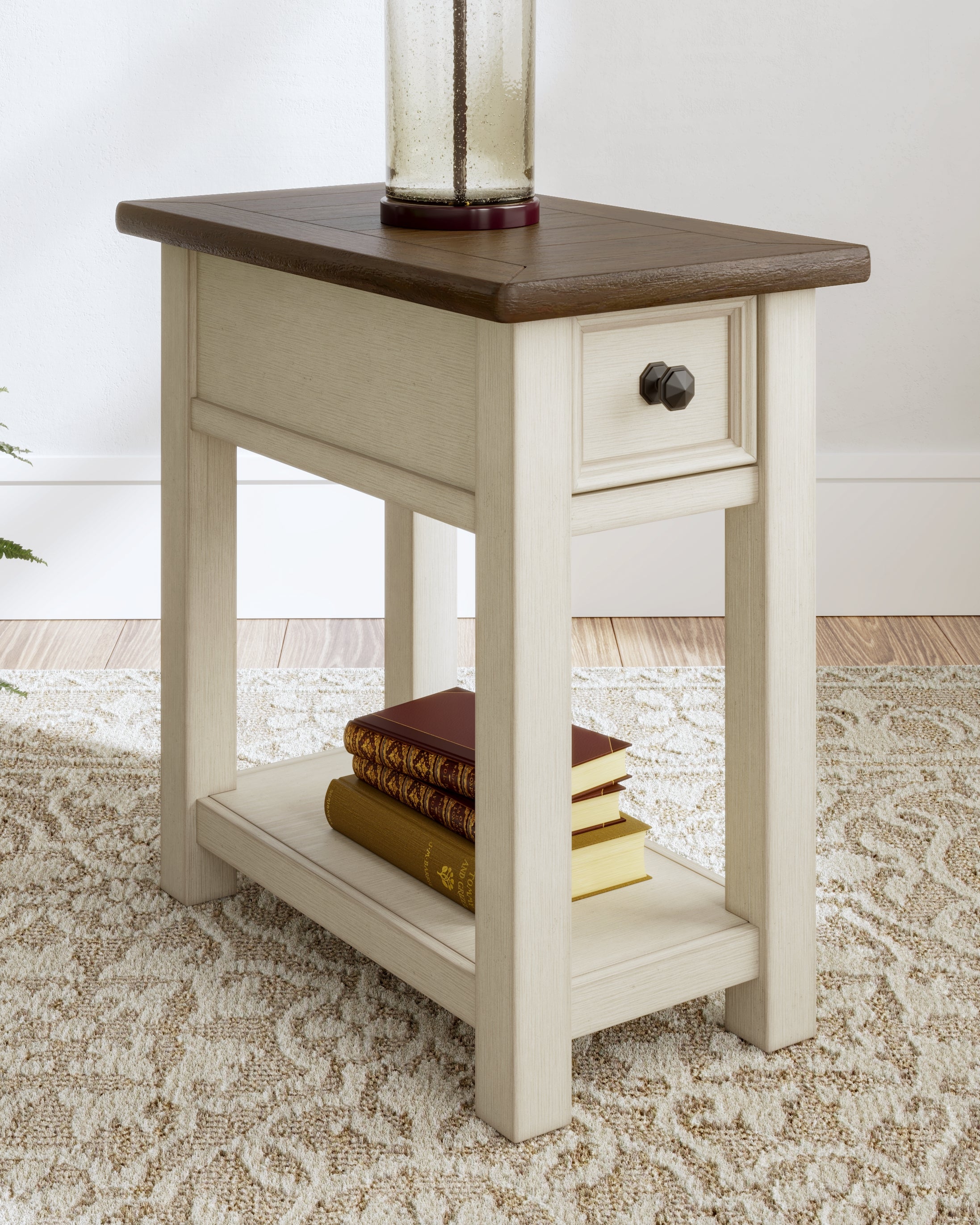 J&M Furniture - Ashley Furniture - Bolanburg Chairside End Table - Chair Side End Table / Two-tone - T637-107