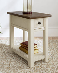 J&M Furniture - Ashley Furniture - Bolanburg Chairside End Table - Chair Side End Table / Two-tone - T637-107
