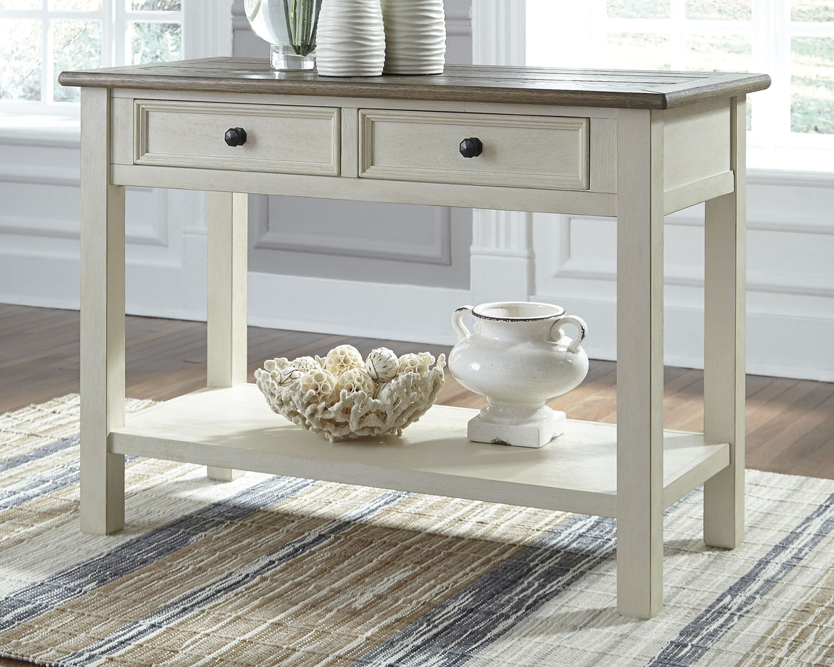 J&M Furniture - Ashley Furniture - Bolanburg Sofa/Console Table - Sofa Table / Two-tone - T637-4