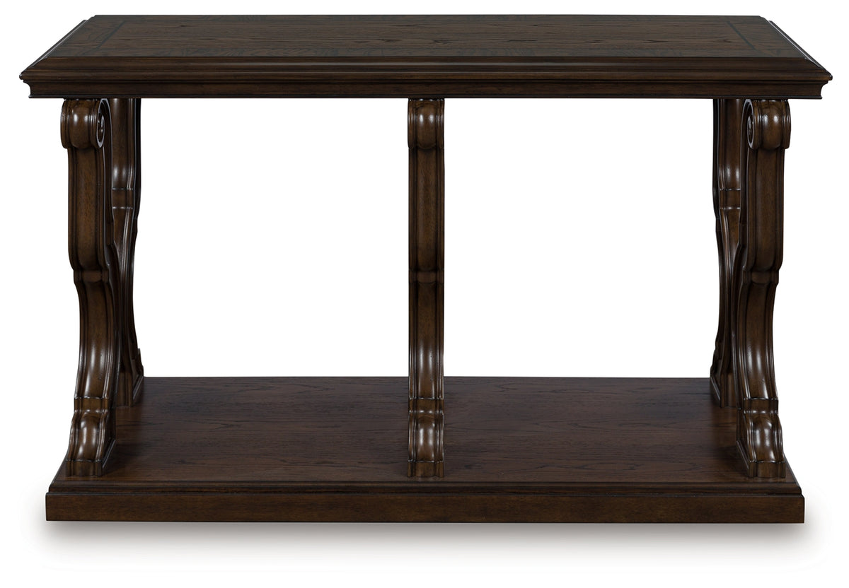 J&M Furniture - Ashley Furniture - Maylee Sofa Table - Sofa Table / Dark Brown - T647-4