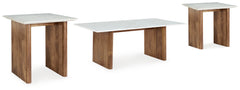 J&M Furniture - Ashley Furniture - Isanti Coffee Table and 2 End Tables - Coffee Table and 2 End Tables - T662T1