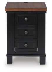 Wildenauer Lift-top Coffee Table and 2 Chairside End Tables