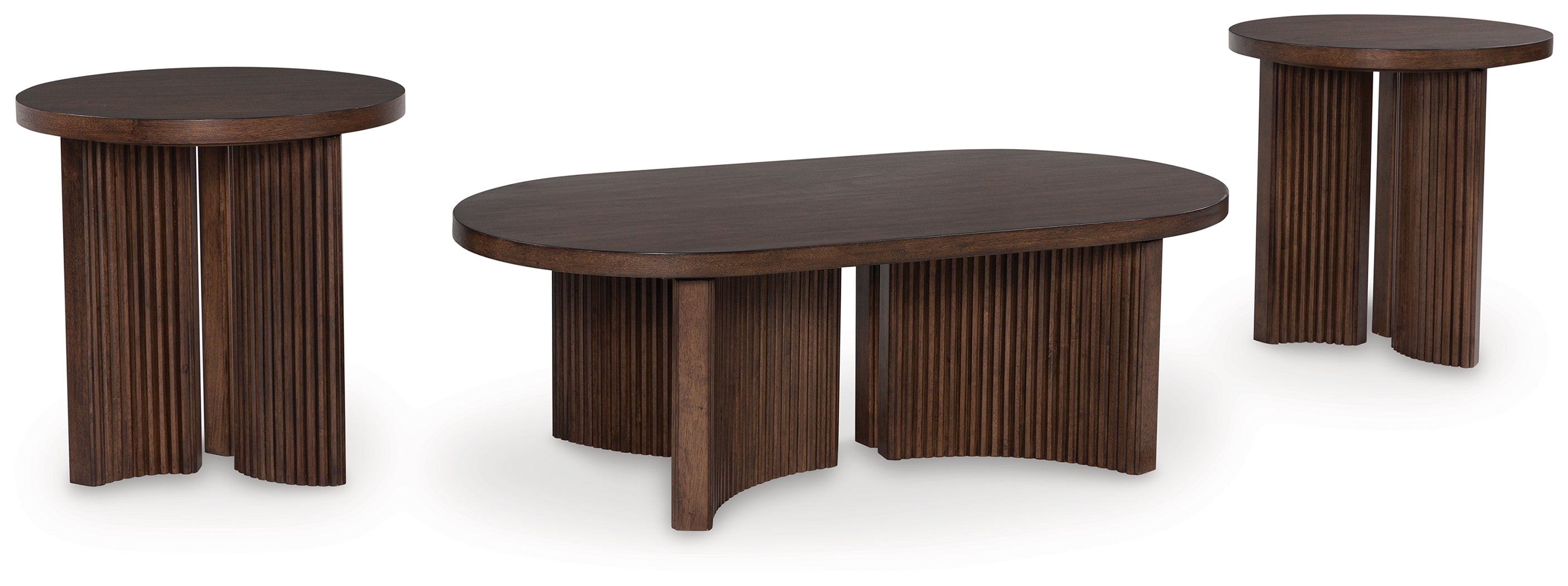 J&M Furniture - Ashley Furniture - Korestone Coffee Table and 2 End Tables - Coffee Table and 2 End Tables - T689T1
