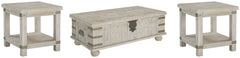 J&M Furniture - Ashley Furniture - Carynhurst Coffee Table and 2 End Tables - Coffee Table and 2 End Tables - T757T1
