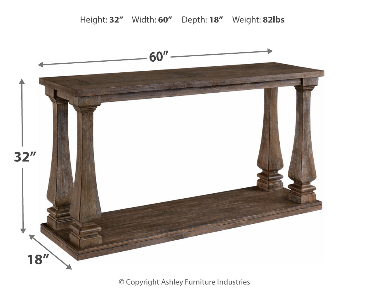 Johnelle Sofa Table