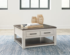 J&M Furniture - Ashley Furniture - Darborn Lift-Top Coffee Table - Lift Top Cocktail Table / Gray/Brown - T796-00