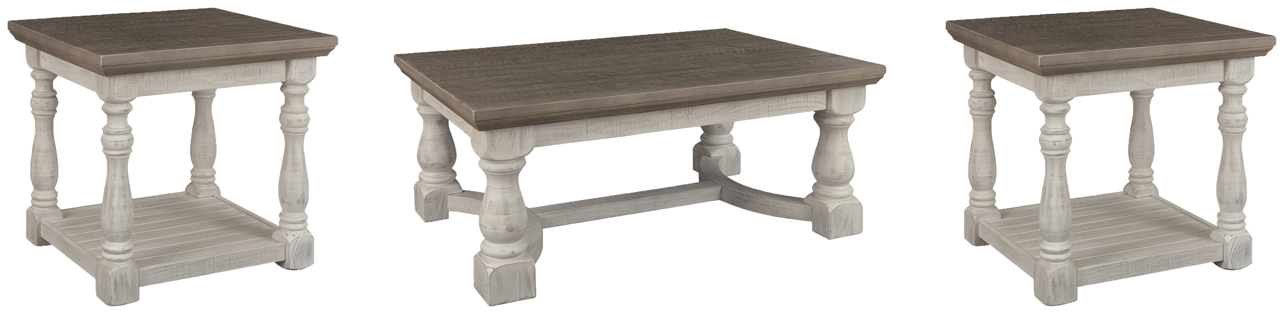 J&M Furniture - Ashley Furniture - Havalance Coffee Table and 2 End Tables - Coffee Table and 2 End Tables - T814T1