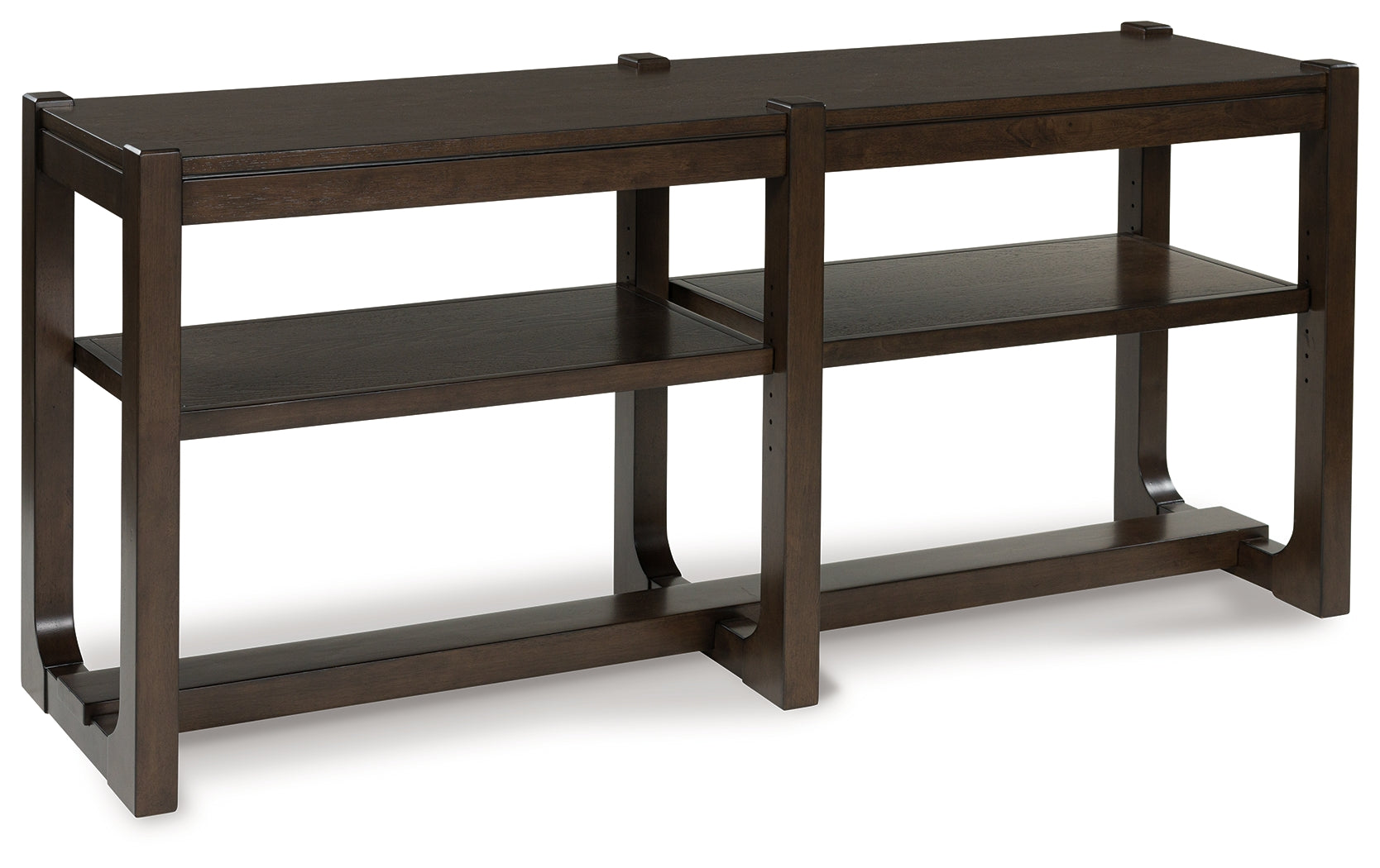 J&M Furniture - Ashley Furniture - Breckington Sofa Table - Sofa Table / Dark Brown - T856-4