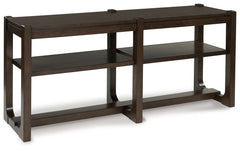J&M Furniture - Ashley Furniture - Breckington Sofa Table - Sofa Table / Dark Brown - T856-4