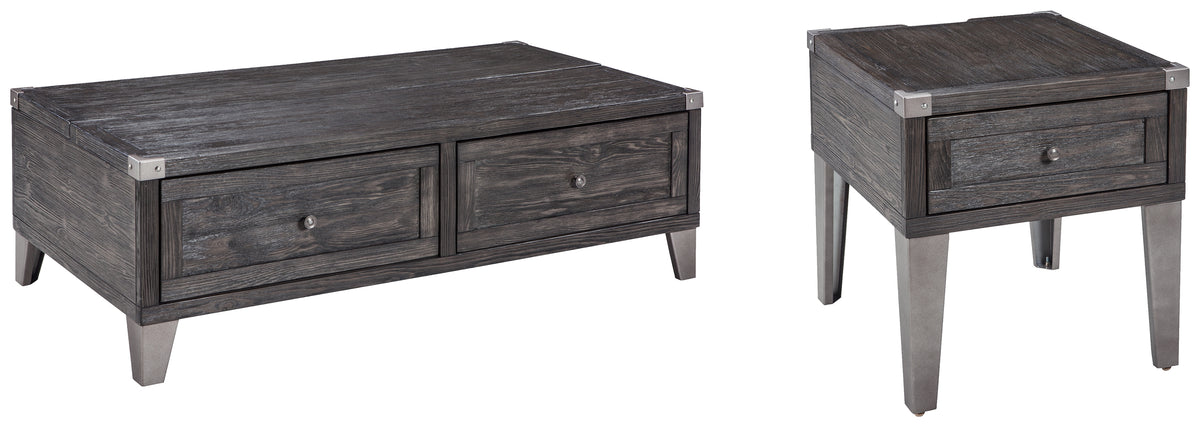 J&M Furniture - Ashley Furniture - Todoe Coffee Table and End Table - Coffee Table and End Table - T901T1