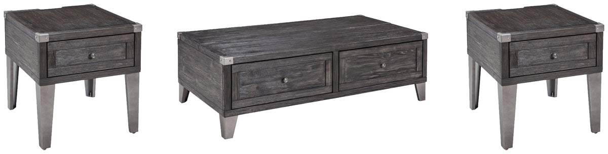 J&M Furniture - Ashley Furniture - Todoe Coffee Table and 2 End Tables - Coffee Table and 2 End Tables - T901T2