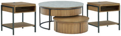J&M Furniture - Ashley Furniture - Fridley Coffee Table and 2 End Tables - Coffee Table and 2 End Tables - T964T1