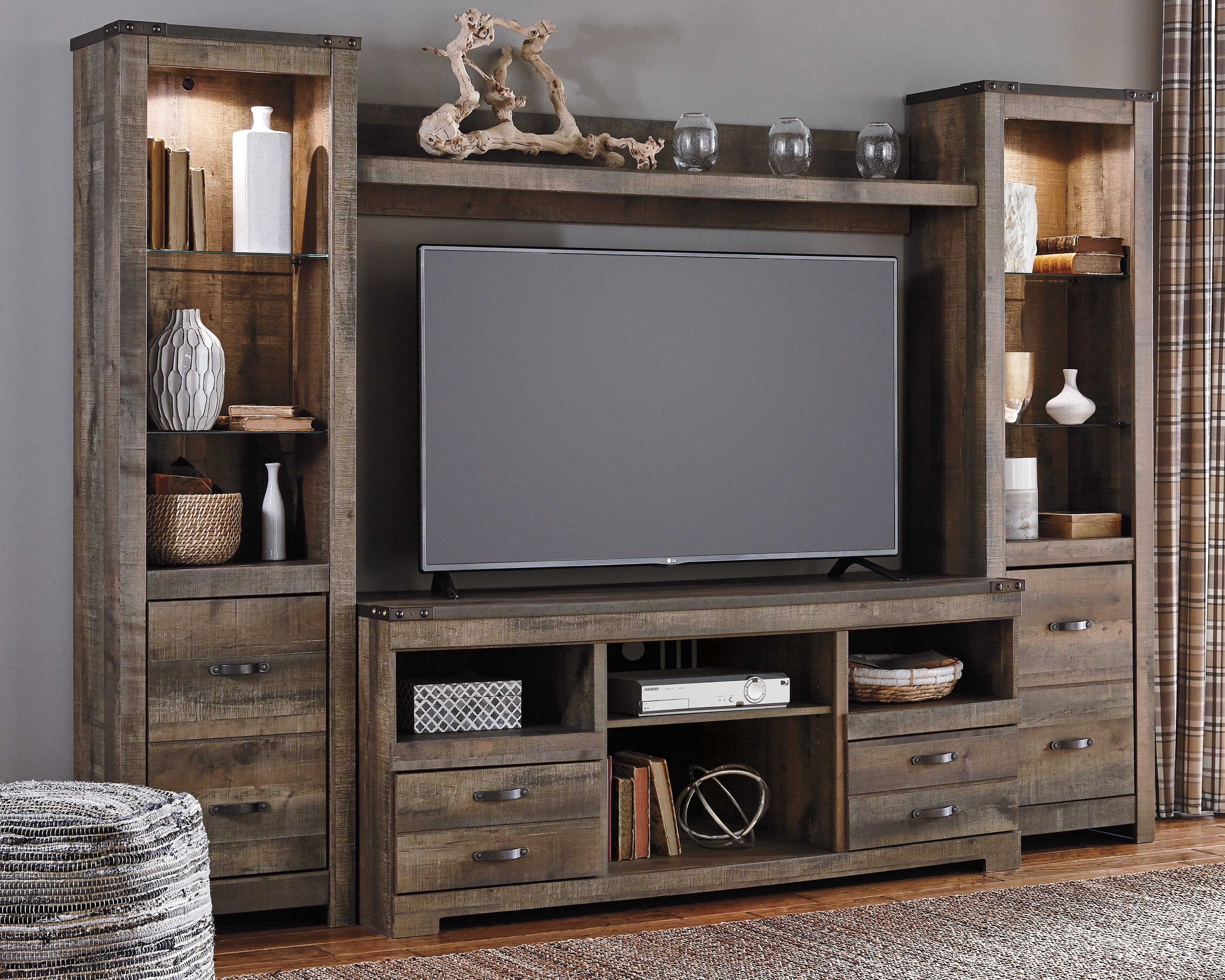 Trinell Entertainment Center Ashley Furniture