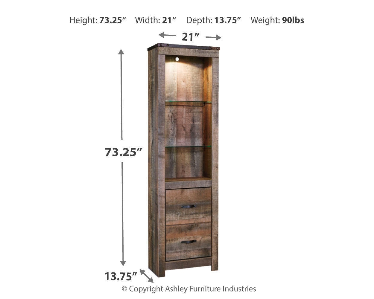 Trinell Entertainment Center Ashley Furniture