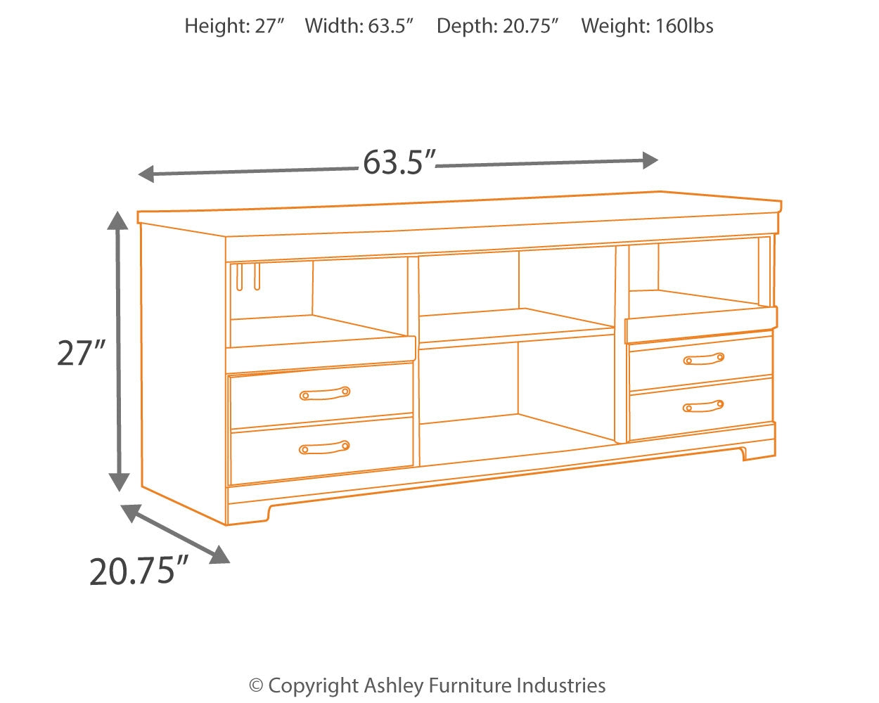 Trinell TV Stand Ashley Furniture