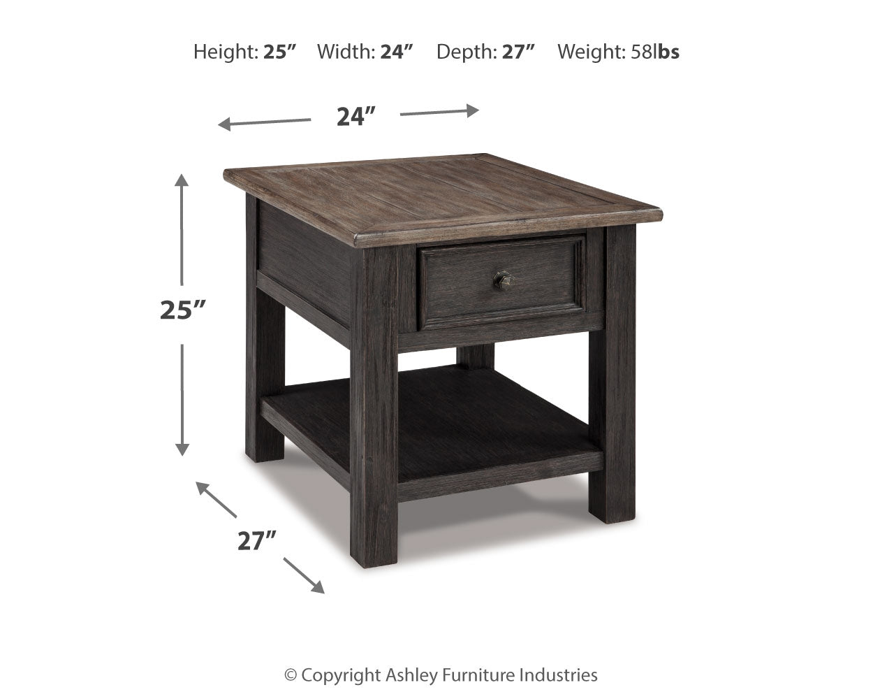 Tyler Creek End Table Ashley Furniture