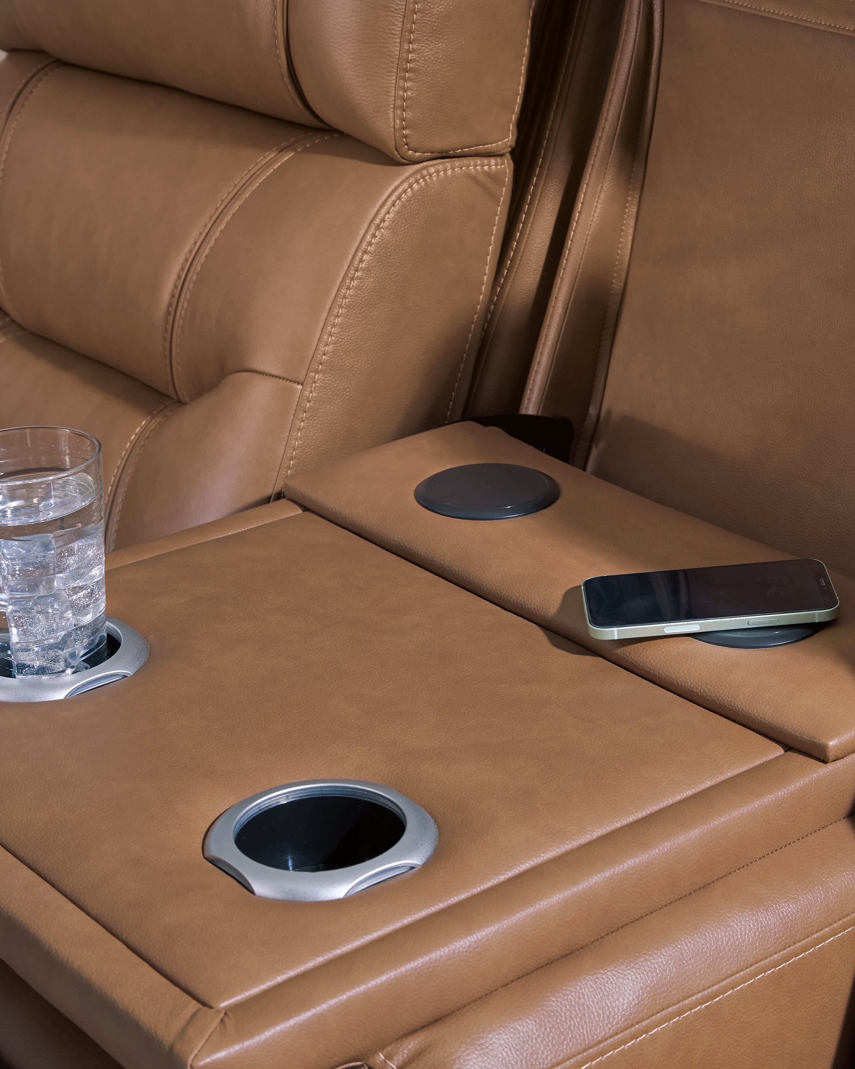 Knightington Power Reclining Sofa with Audio Seating