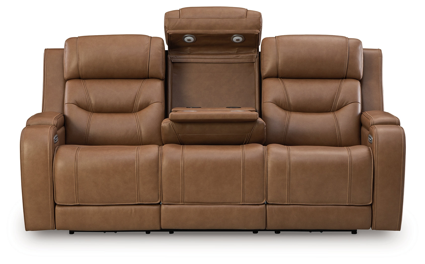 Knightington Power Reclining Sofa with Audio Seating