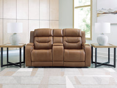 Knightington Power Reclining Loveseat with Audio Seating