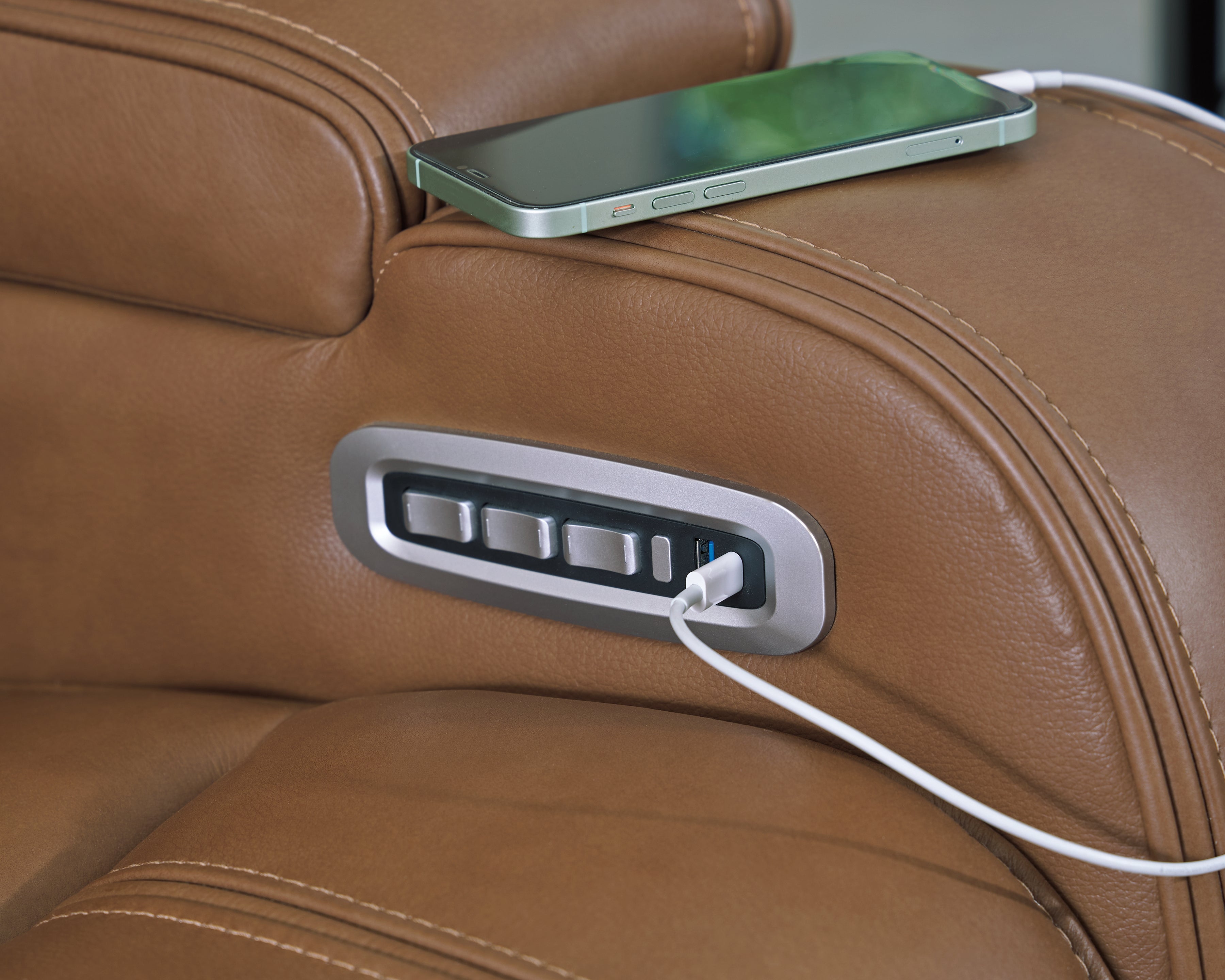 Knightington Power Reclining Loveseat with Audio Seating