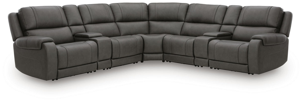 J&M Furniture - Ashley Furniture - 5Z - Pittson 7-Piece Power Reclining Sectional - 7-Piece Power Reclining Sectional - PCU12600S10
