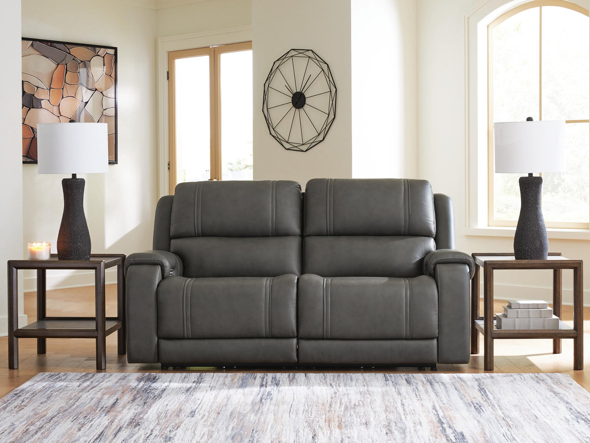 J&M Furniture - Ashley Furniture - 5Z - Pittson 2-Piece Power Reclining Sectional Loveseat - 2-Piece Power Reclining Sectional Loveseat - PCU12600S1