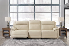J&M Furniture - Ashley Furniture - Double Deal 3-Piece Power Reclining Sofa Sectional - 3-Piece Power Reclining Sofa Sectional / Almond - U13001S5
