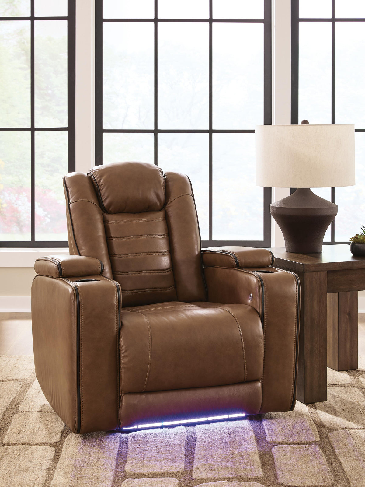 J&M Furniture - Ashley Furniture - Gruaro Power Recliner - PWR Recliner/ADJ Headrest - PCU1420013