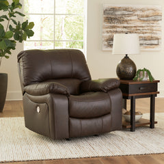 J&M Furniture - Ashley Furniture - Leesworth Power Recliner - Power Rocker Recliner / Ocean - U4380998