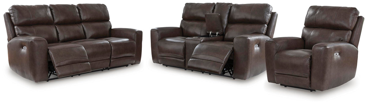 J&M Furniture - Ashley Furniture - Crossplex Power Reclining Sofa, Loveseat and Recliner - Power Reclining Sofa, Loveseat and Recliner - PCU64506U2
