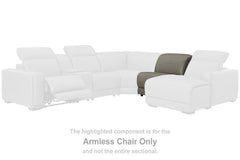 J&M Furniture - Ashley Furniture - Correze Armless Chair - Armless Chair / Gray - U9420246