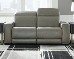 J&M Furniture - Ashley Furniture - Correze 2-Piece Power Reclining Sectional - 2-Piece Power Reclining Sectional / Gray - U94202S10