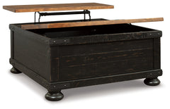Valebeck Coffee Table with Lift Top Ashley Furniture