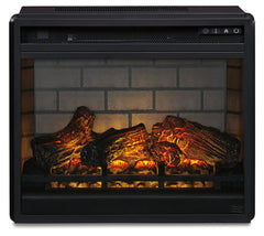 J&M Furniture - Ashley Furniture - Entertainment Accessories Electric Infrared Fireplace Insert - Electric Infrared Fireplace Insert / Black - W100-101