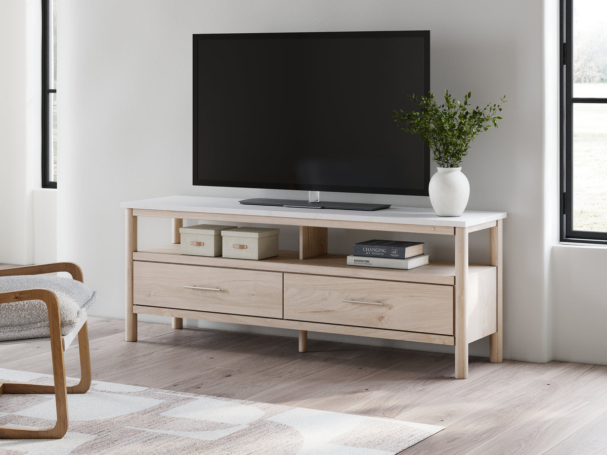 J&M Furniture - Ashley Furniture - Cadmori 72" TV Stand - 72" / Two-tone - W2615-68