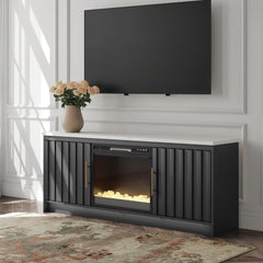 J&M Furniture - Ashley Furniture - Cadmori 63" TV Stand with Electric Fireplace - 63" TV Stand with Electric Fireplace - W2616W1