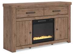 Garistyn 62" TV Stand with Electric Fireplace