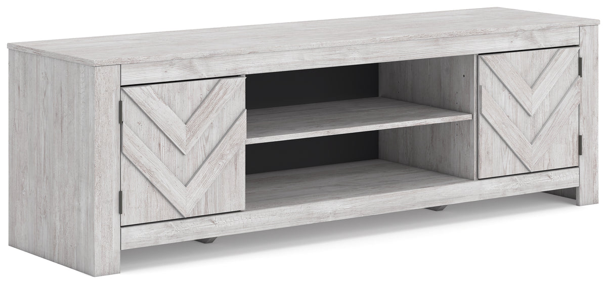 J&M Furniture - Ashley Furniture - Cayboni 71" TV Stand - 71" / Whitewash - W3788-68