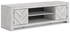 J&M Furniture - Ashley Furniture - Cayboni 71" TV Stand - 71" / Whitewash - W3788-68