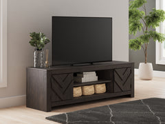 J&M Furniture - Ashley Furniture - Cayboni 71" TV Stand - 71" / Black - W3789-68