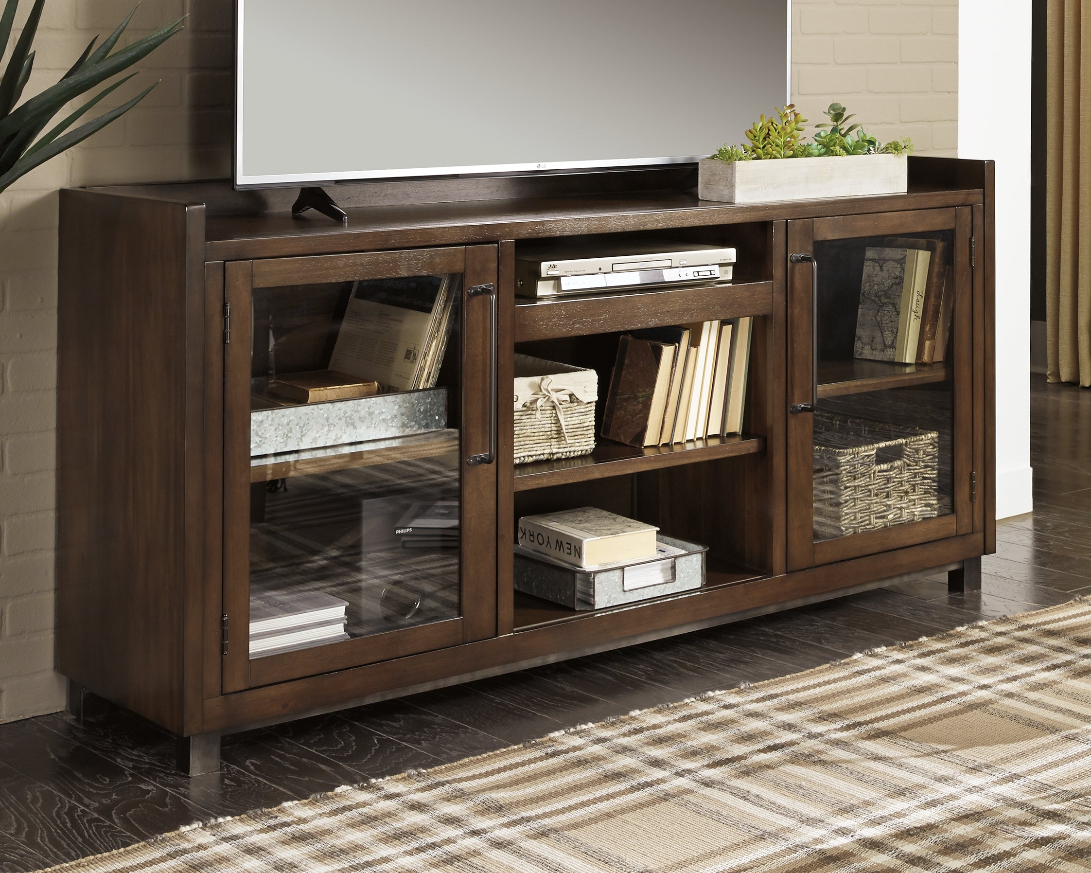 J&M Furniture - Ashley Furniture - Starmore 70" TV Stand - 70" / Brown - W633-68