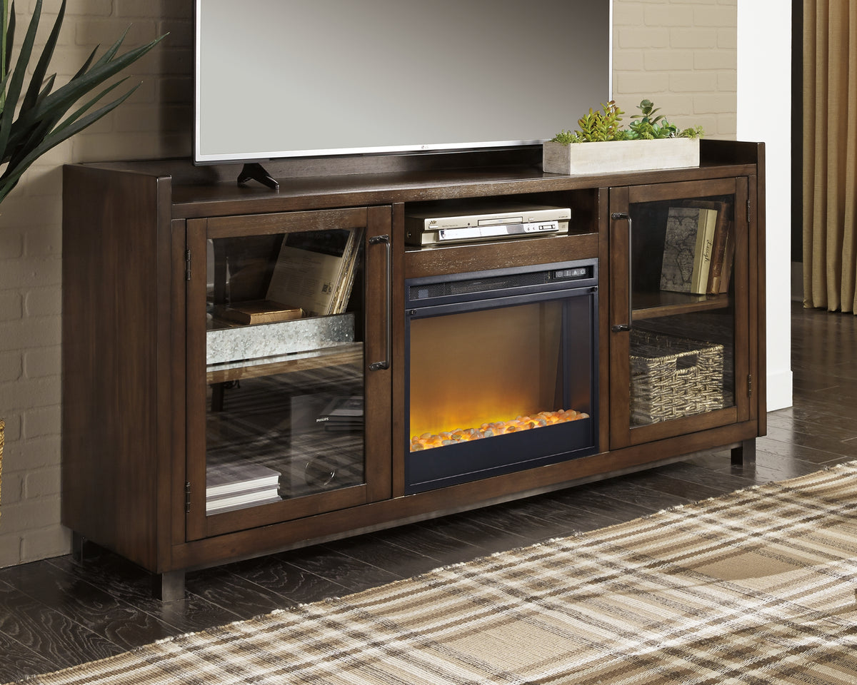 J&M Furniture - Ashley Furniture - Starmore 70" TV Stand with Electric Fireplace - 70" TV Stand with Electric Fireplace / Brown - W633W4
