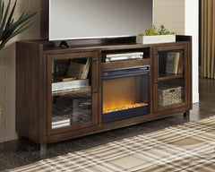 J&M Furniture - Ashley Furniture - Starmore 70" TV Stand with Electric Fireplace - 70" TV Stand with Electric Fireplace / Brown - W633W4