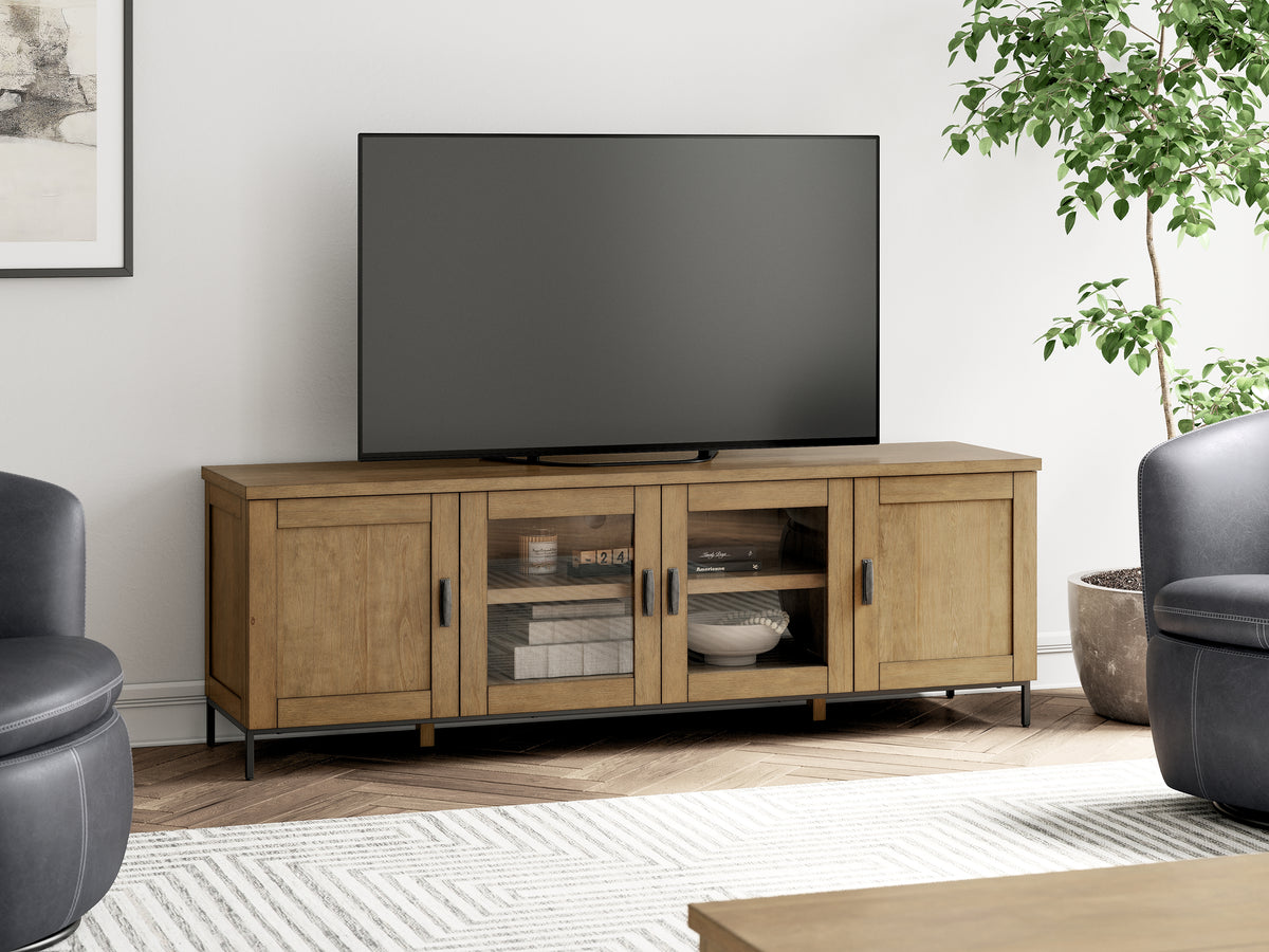 J&M Furniture - Ashley Furniture - Torlanta 72" TV Stand - 72" / Brown - W686-68