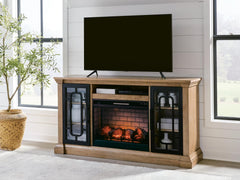 J&M Furniture - Ashley Furniture - Wittenmyer 72" TV Stand with Electric Fireplace - 72" TV Stand with Electric Fireplace - W794W1