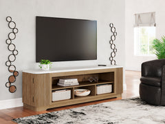J&M Furniture - Ashley Furniture - Camdill 80" TV Stand - 80" / Light Brown - W808-68